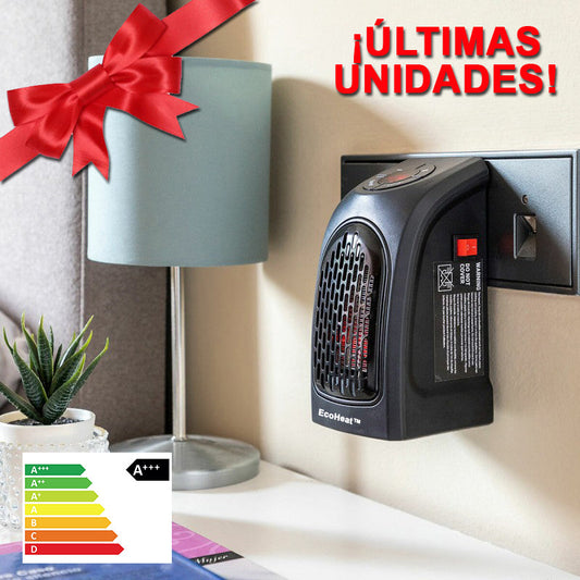 CALEFACTOR PORTÁTIL EcoHeat™ - Ahorra un 70% de LUZ