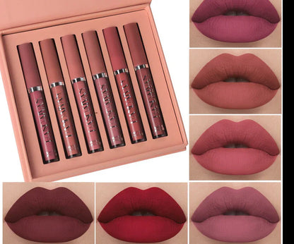 Lápiz labial líquido mate pack 6 unidades